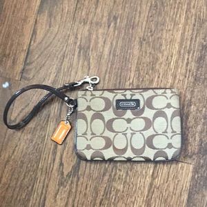 Coach small wristlet